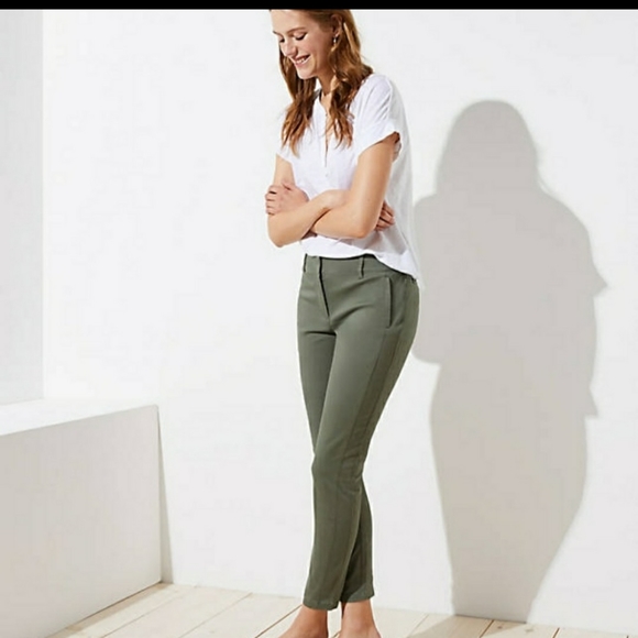 loft sateen pants